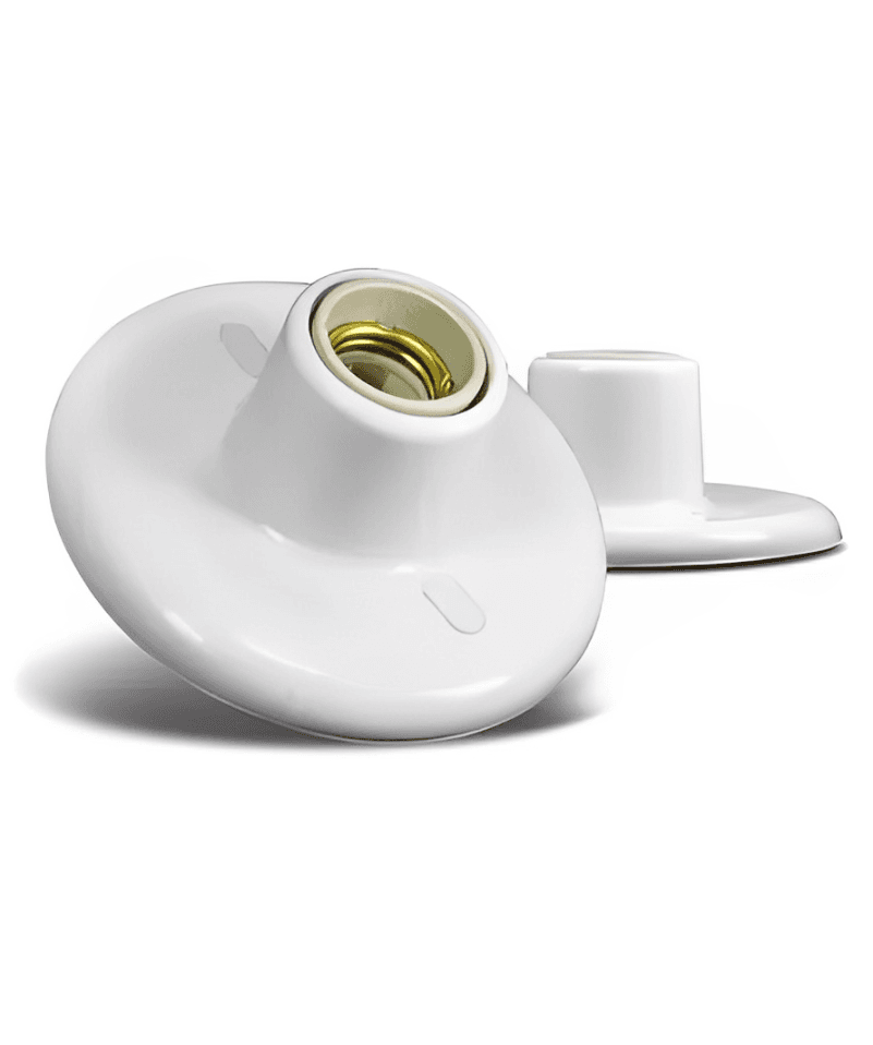 Soquete Receptáculo Plafonier E27 Branco